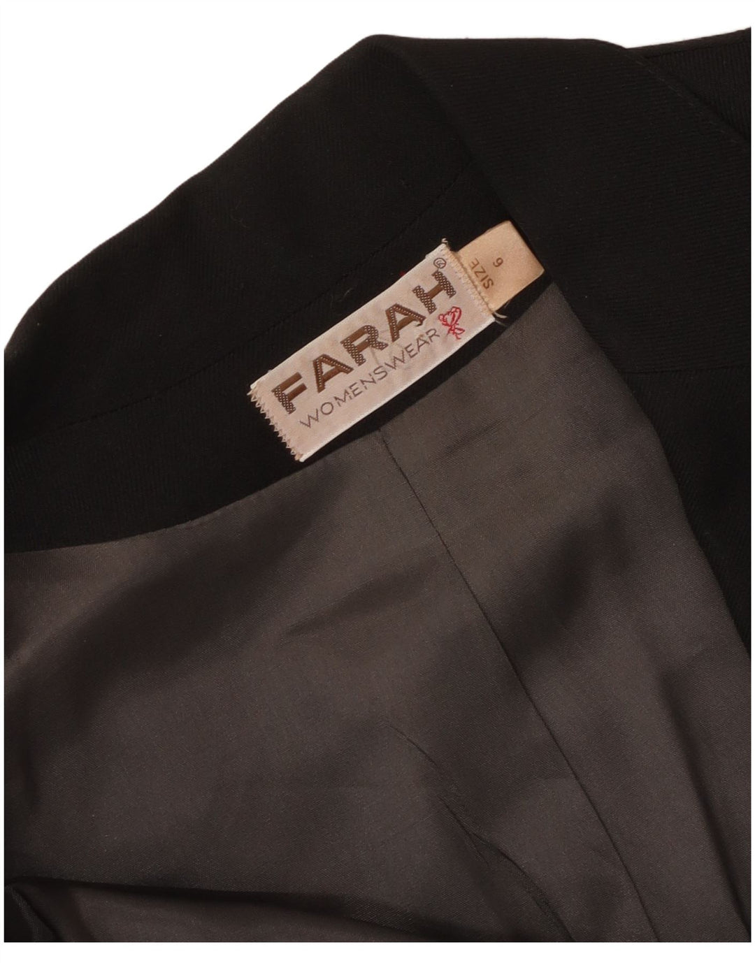 Farah Damen 2-Knopf-Blazerjacke UK 6 XS Schwarz