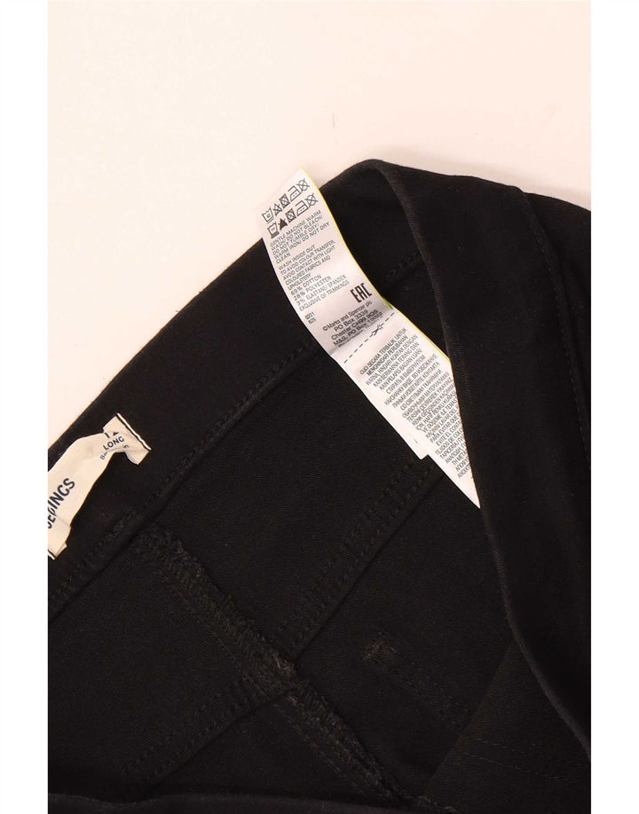 Marks & Spencer Damen Jegging-Jeans UK 12 Medium W30 L30 Schwarze Baumwolle