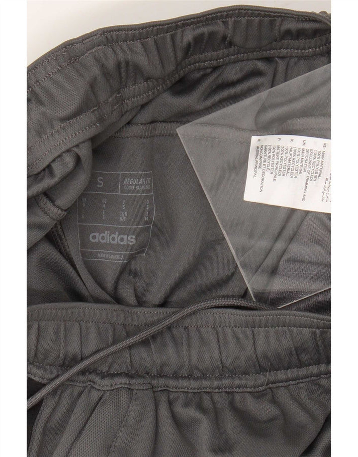 Adidas Herren-Sportshorts mit normaler Passform, Größe S, grau, Polyester