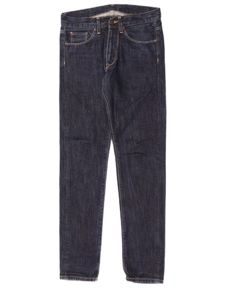 Carhartt Herren Slim Jeans W28 L32 Marineblau Baumwolle