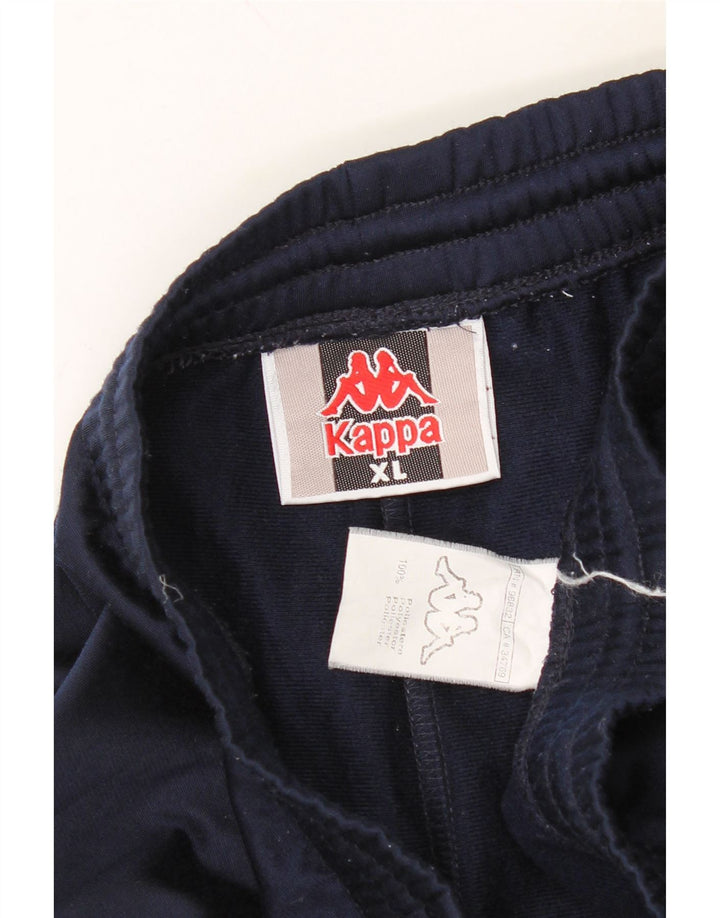 KAPPA Mens Tracksuit Trousers XL  Navy Blue Polyester Vintage Kappa and Second-Hand Kappa from Messina Hembry 