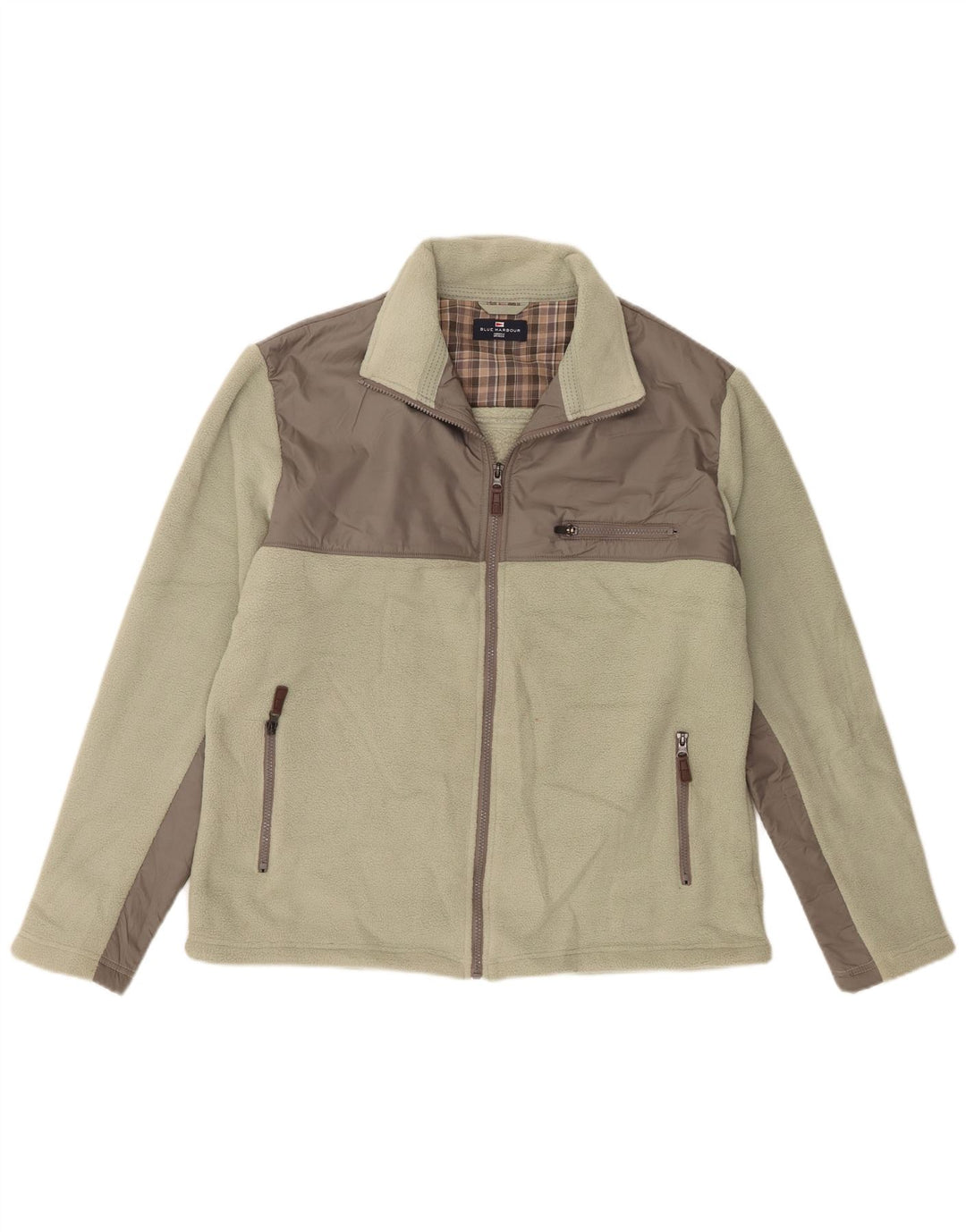 Marks & Spencer Herren Blue Harbour Fleecejacke UK 40 Large Grün
