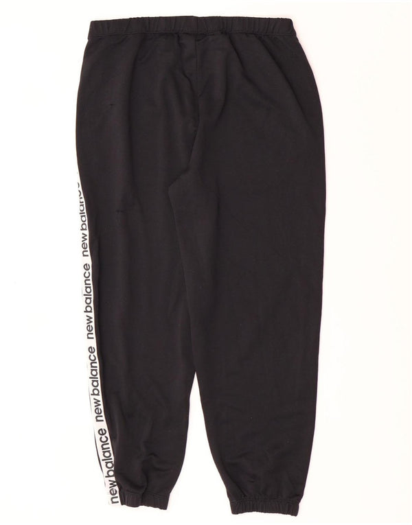 New Balance Damen-Trainingshose mit Grafik, Jogginghose, UK 12, Mittelschwarz