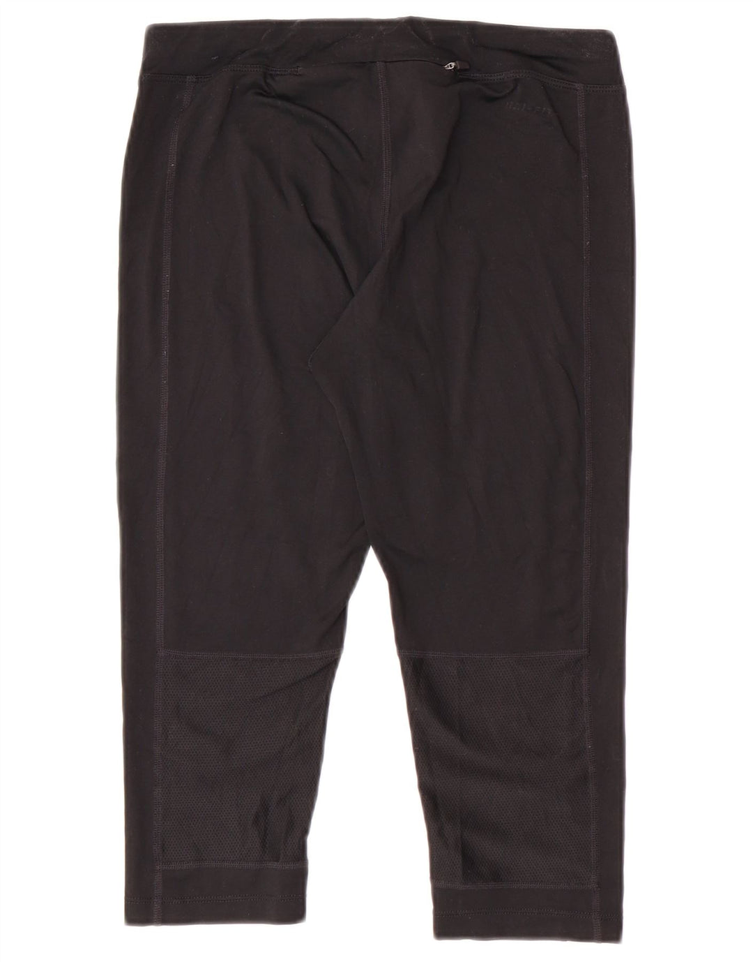 Nike Damen Dri Fit Capri Leggings UK 10 Small Schwarz Polyester Sport