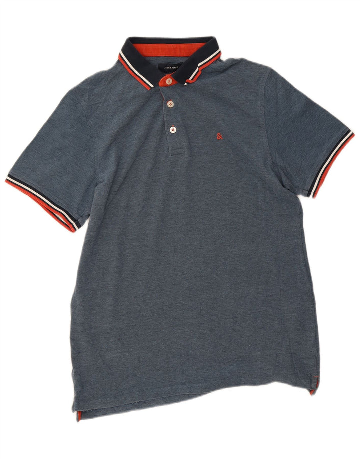 Jack & Jones Herren Poloshirt XL Blau Baumwolle