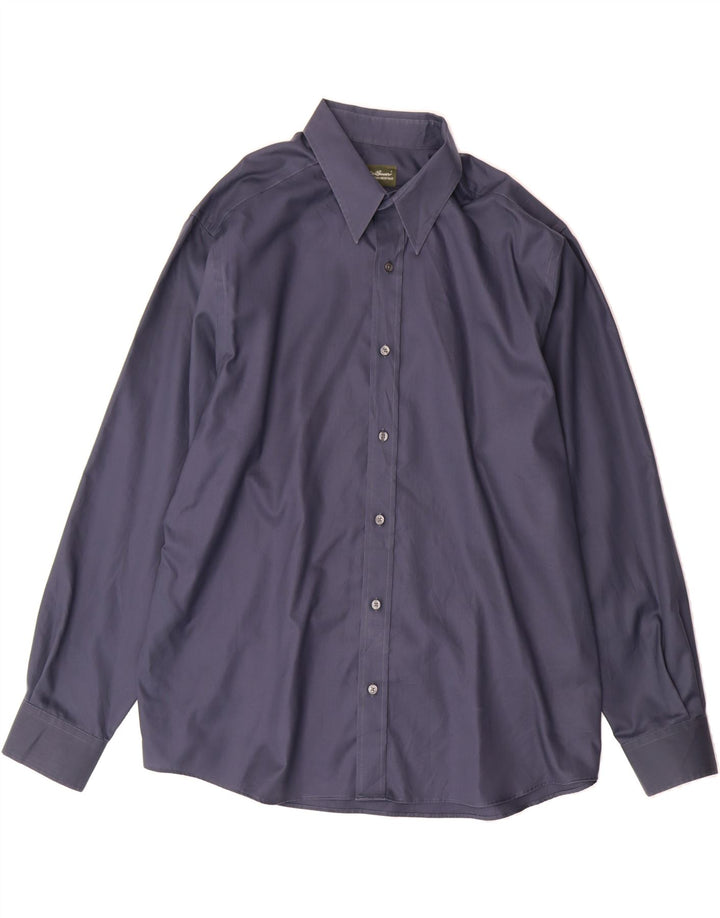 EDDIE BAUER Mens Shirt XL Navy Blue Cotton Vintage Eddie Bauer and Second-Hand Eddie Bauer from Messina Hembry 