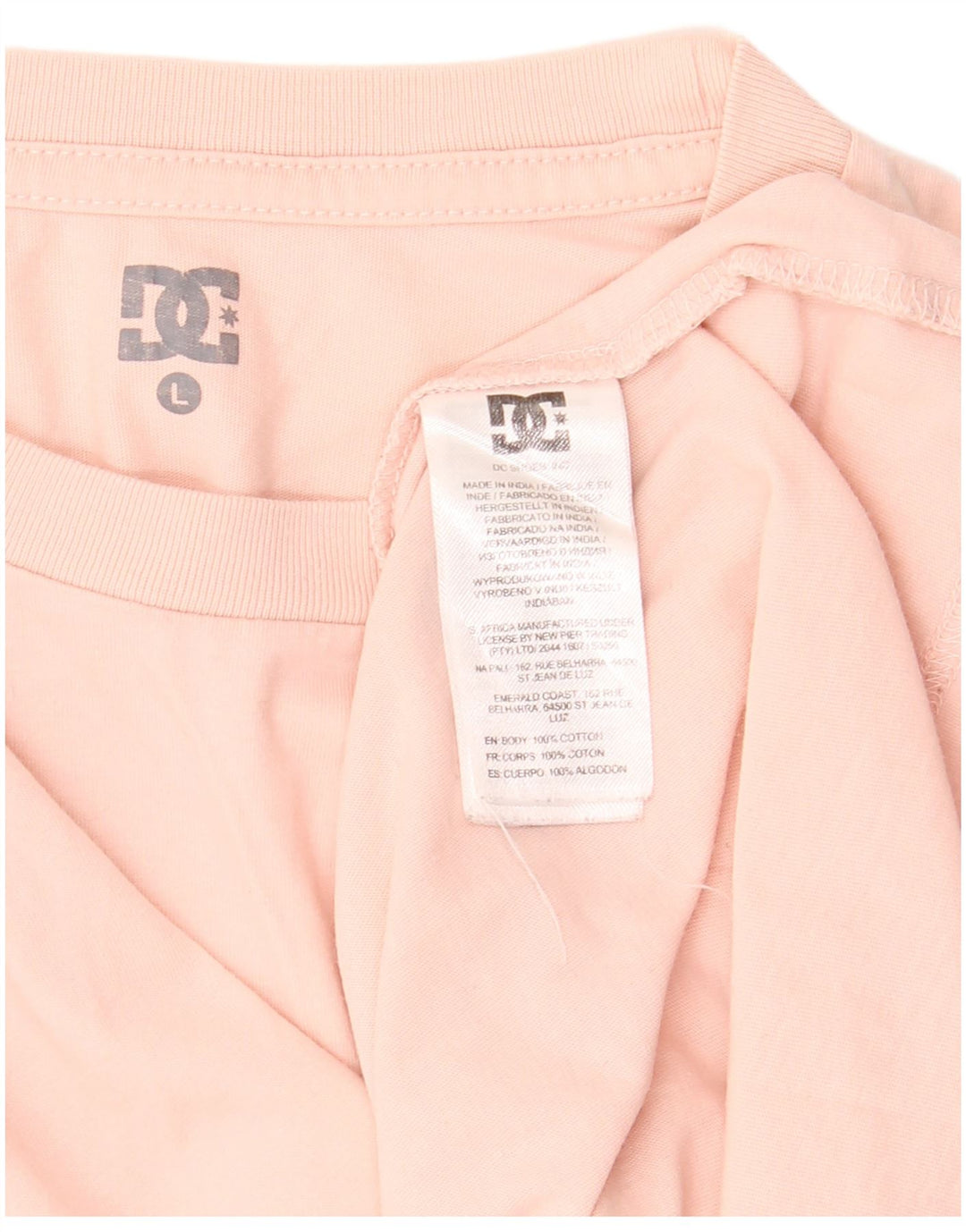 DC Herren-T-Shirt mit Grafik, groß, rosa, Baumwolle