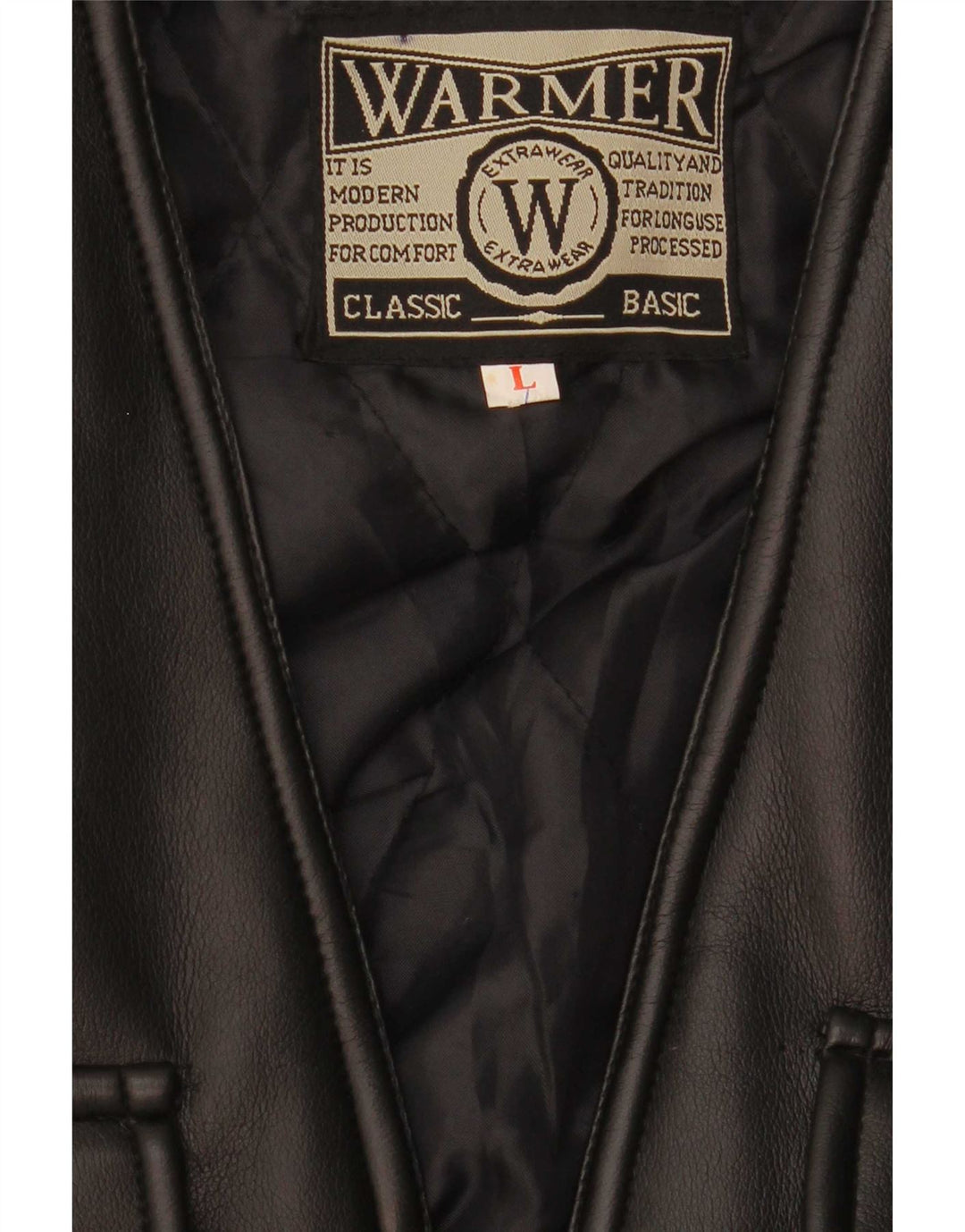 Vintage Herren Utility Gilet UK 40 Large Schwarz