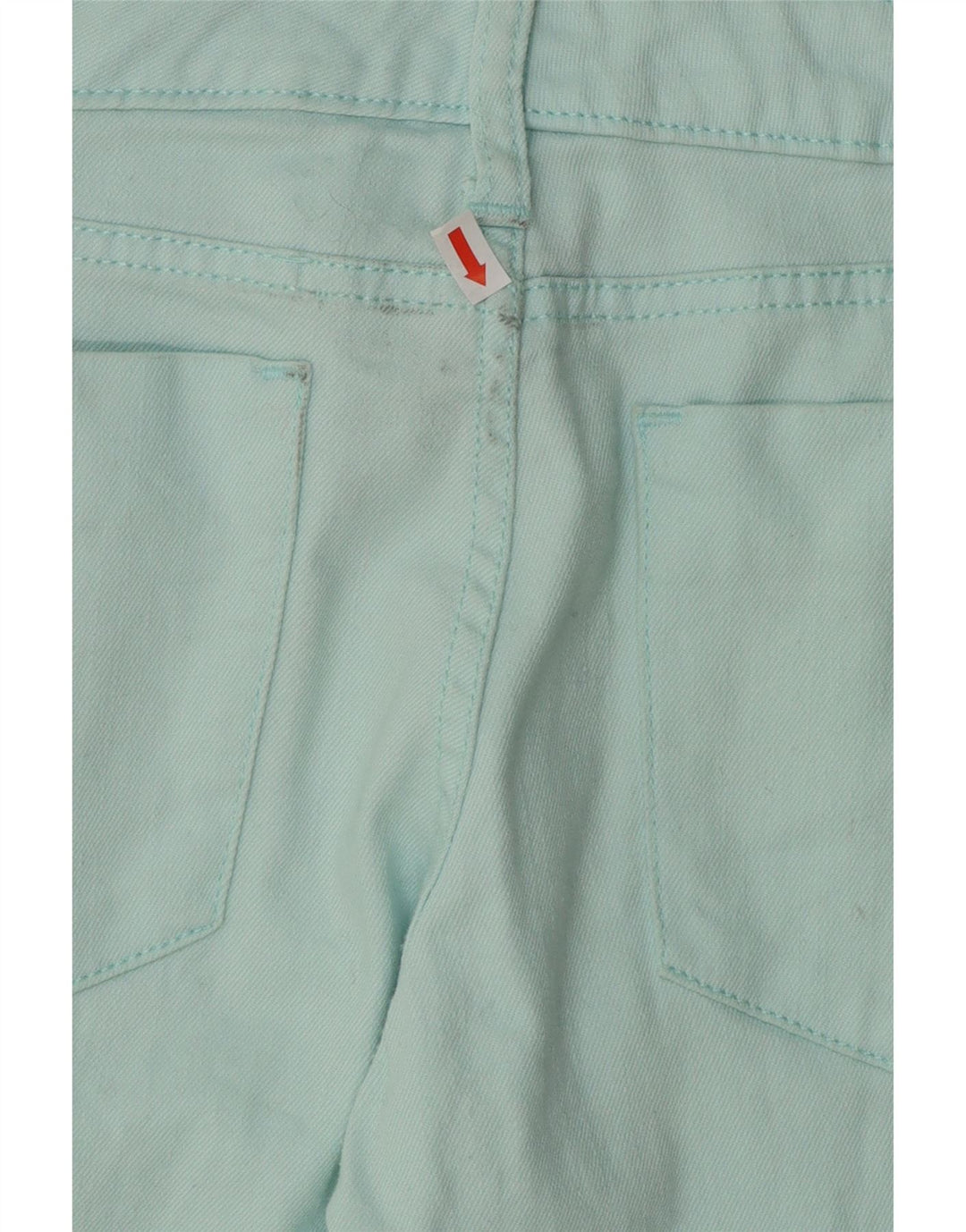 MOSSIMO Womens Skinny Jeans US 4 Small W32 L29 Turquoise Cotton