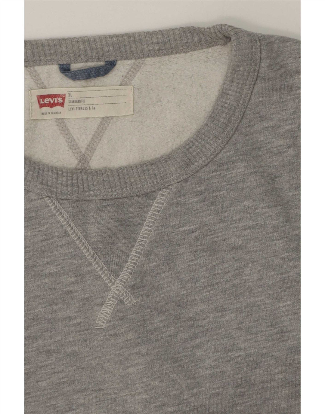 Levi's Herren-Sweatshirt mit Standard-Passform, XL, Grau