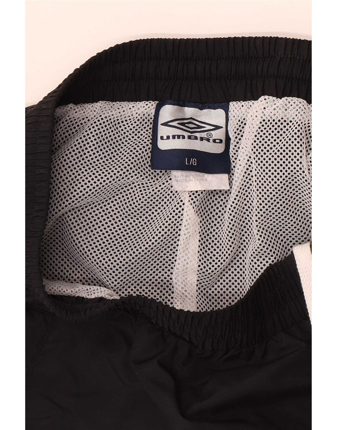 Umbro Herren-Trainingshose, groß, aus schwarzem Polyester