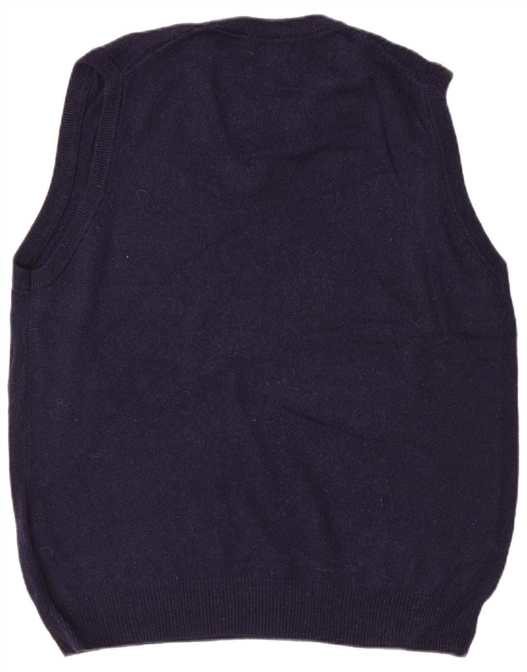 MARKS & SPENCER Herren Blue Harbor Vest Tank Top Medium Marineblaue Wolle