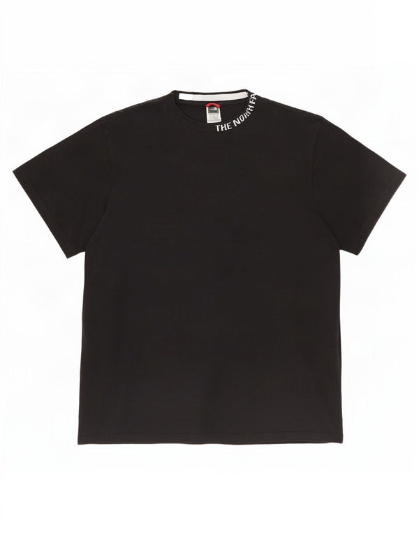 The North Face Damen Übergroßes Grafik-T-Shirt-Oberteil UK 16 Large Schwarz