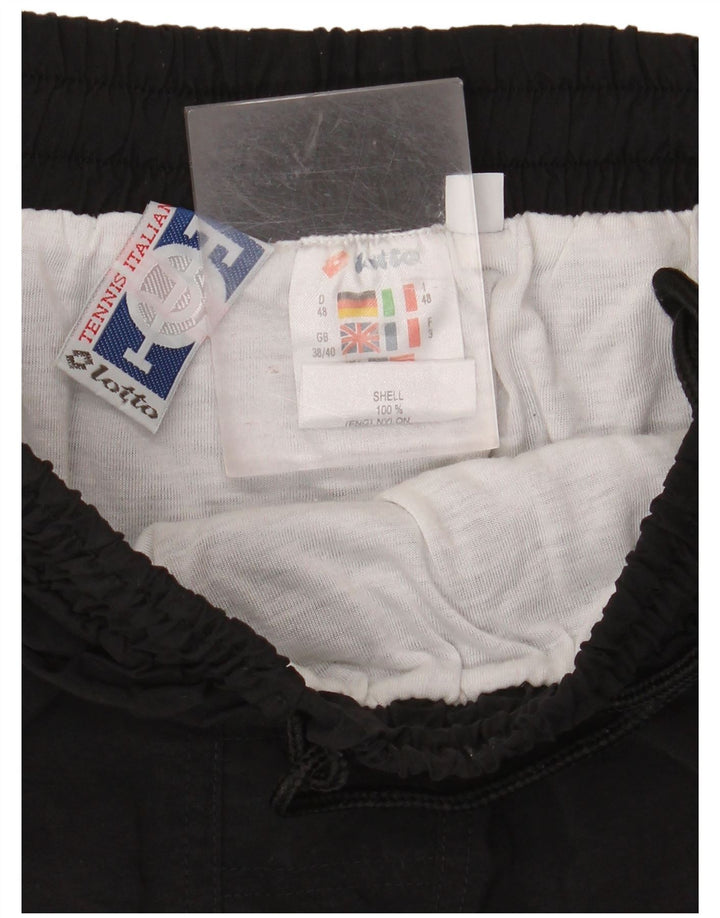 LOTTO Herren-Sportshorts UK 38/40 Mittelschwarzes Nylon