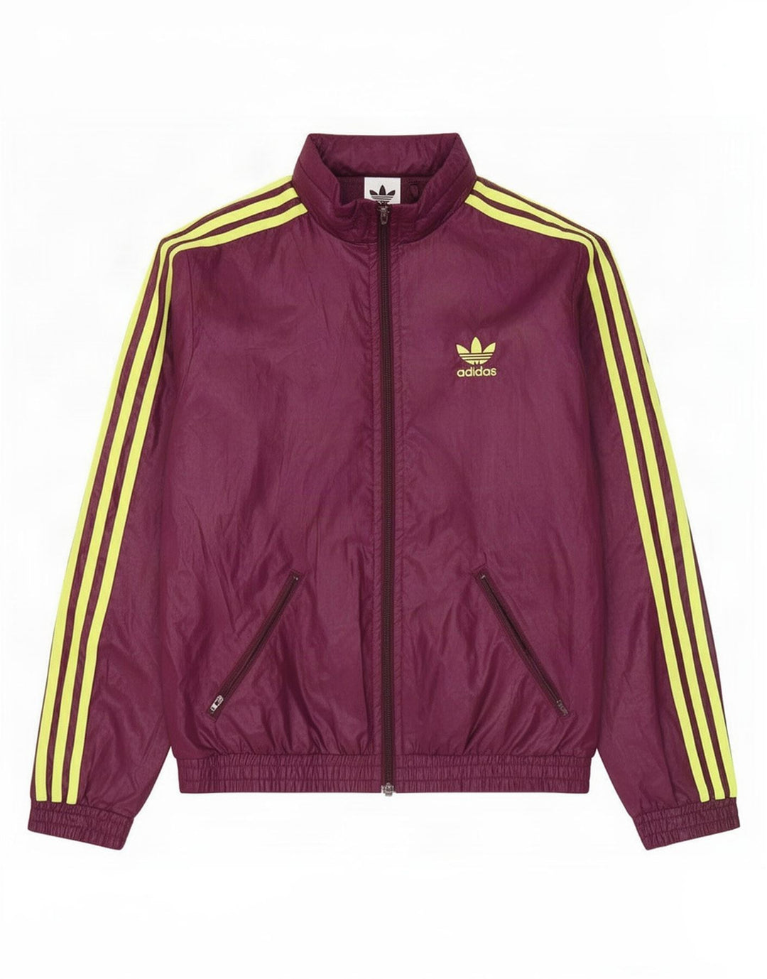 Adidas Damen-Trainingsanzug mit Kapuze, Top-Jacke, EU 40, mittleres kastanienbraunes Polyester