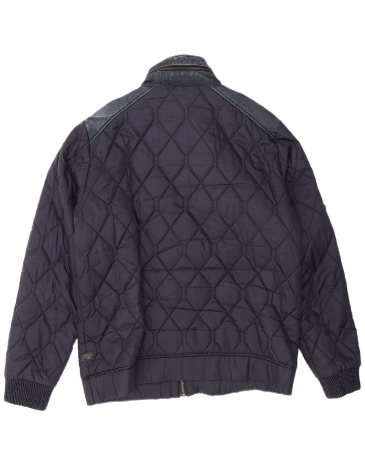 G-Star Herren Steppjacke UK 42 XL Marineblau Polyester