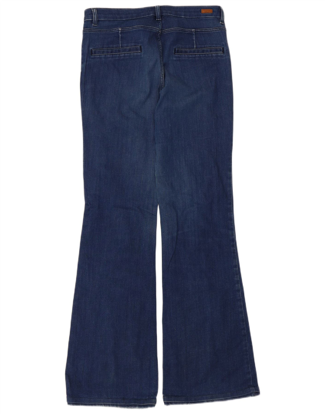 Massimo Dutti Damen Schlagjeans EU 40 Mittel W30 L33 Blaue Baumwolle