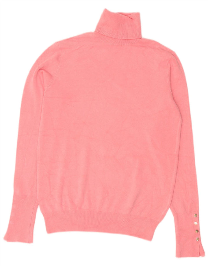 Rollkragenpullover für Damen von Zara, Gr. 10, Rosa