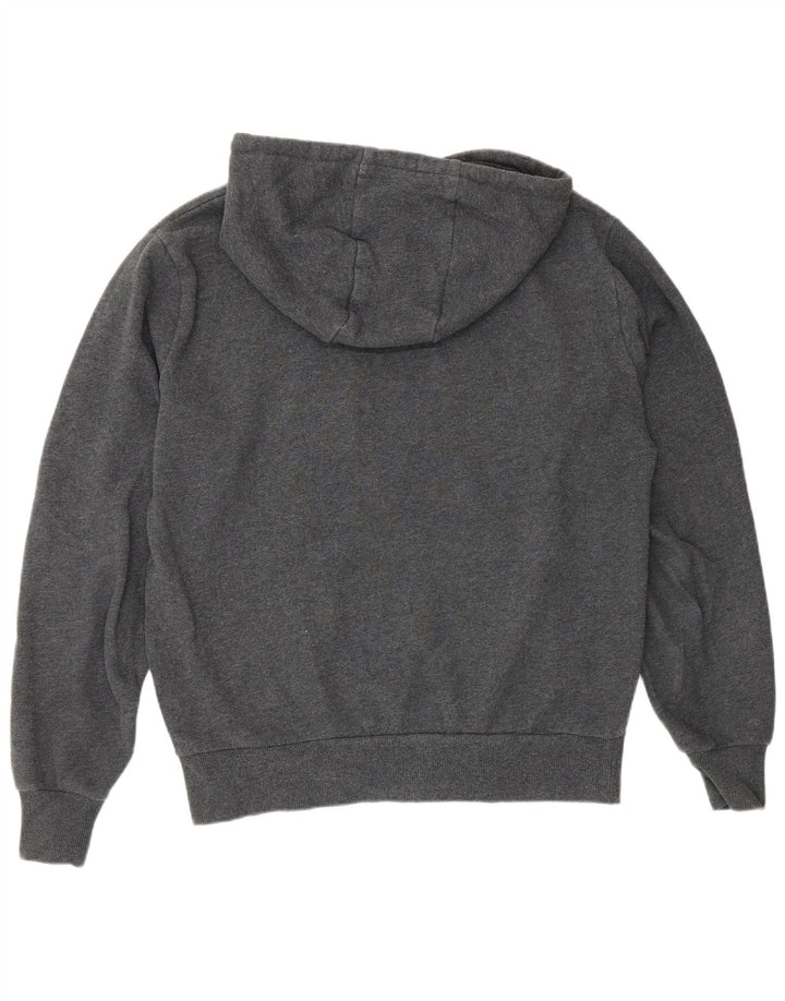 Ellesse Herren-Kapuzenpullover mit Grafik, mittelgraue Baumwolle