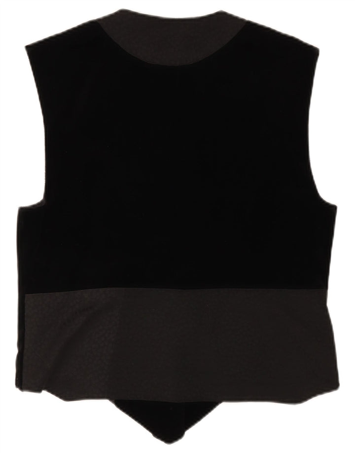 PITTI Damen Grafikweste EU 40 Mittelschwarzes Leinen