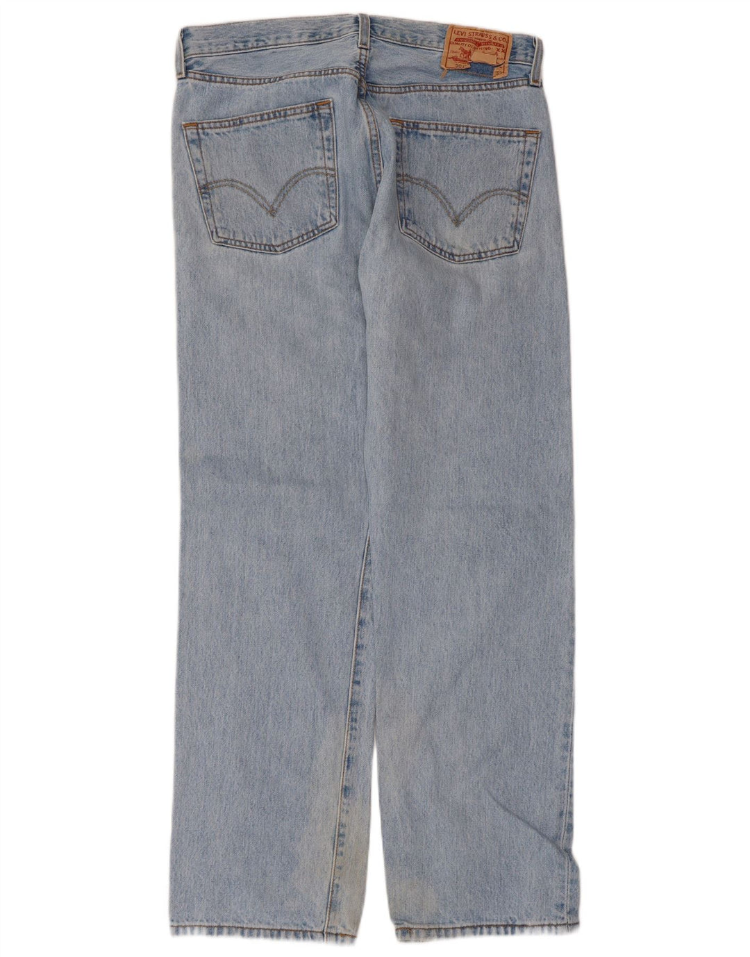 Levi's Herren Straight Jeans W34 L32 Blaue Baumwolle