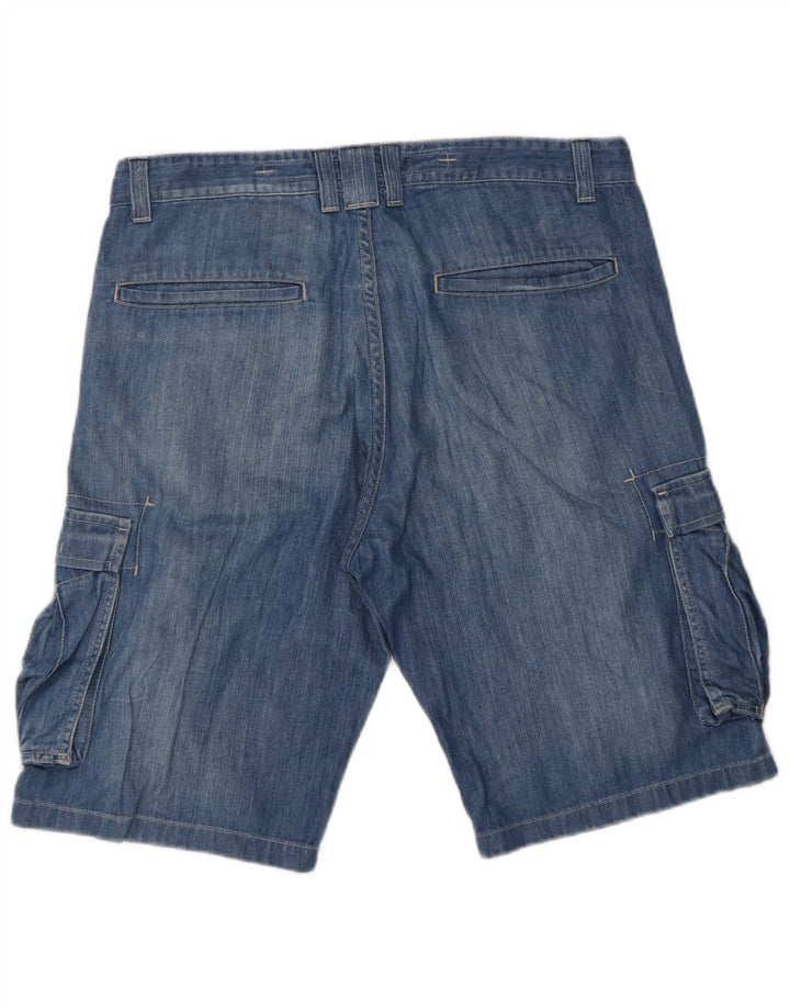 Lee Herren Bermuda Cargo Shorts W34 Große blaue Baumwolle