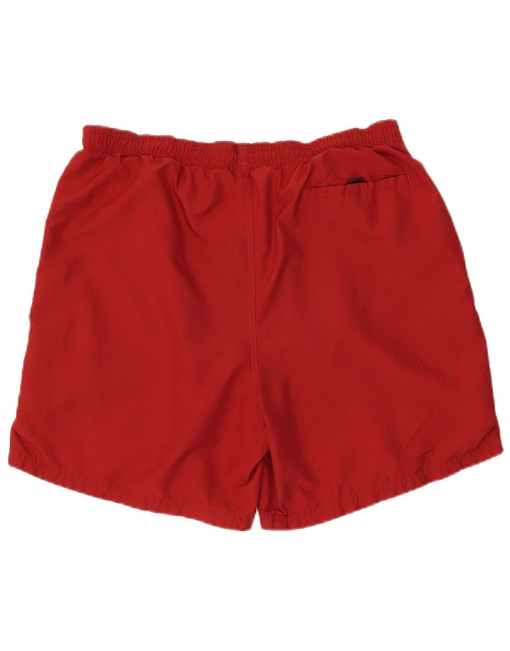 Reebok Herren-Badeshorts, groß, rotes Polyester