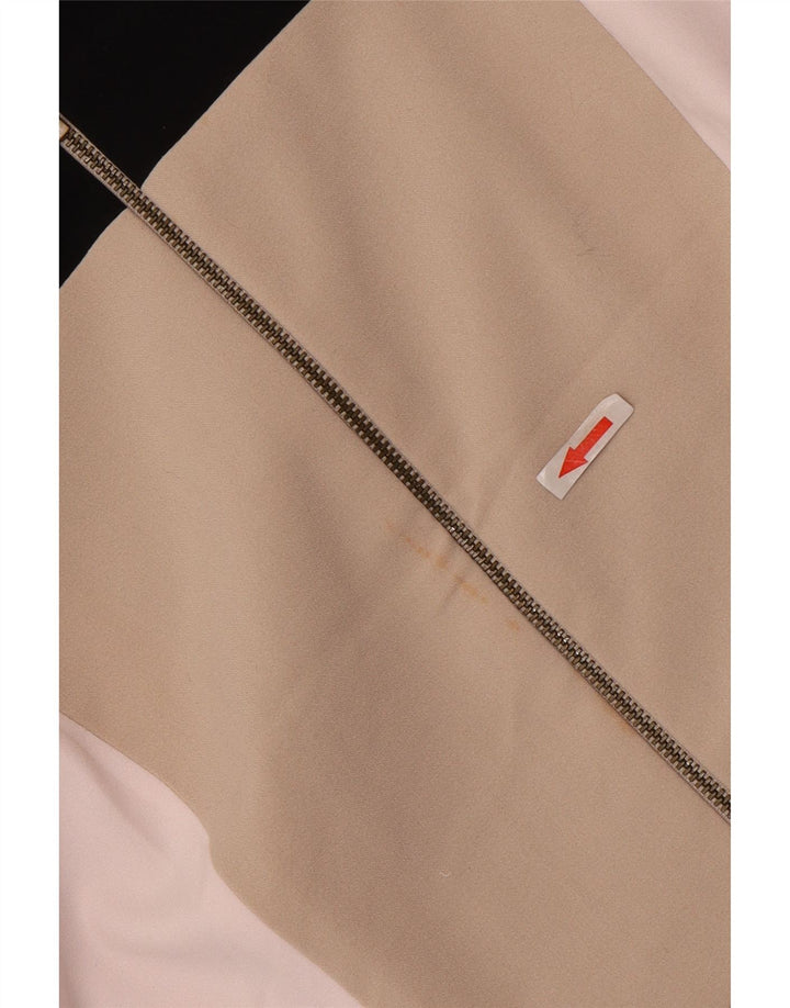 Marks & Spencer Damen Bomberjacke UK 12 Mittelbeige Farbblock