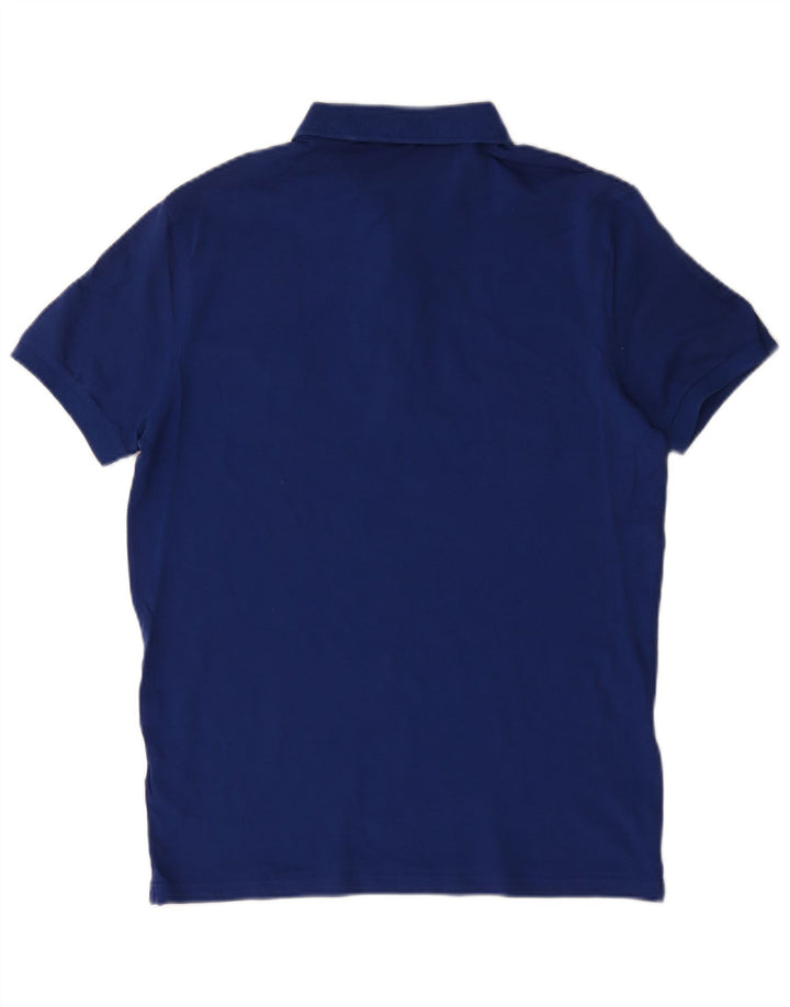 Hugo Boss Herren Slim Fit Poloshirt Mittelblaue Baumwolle