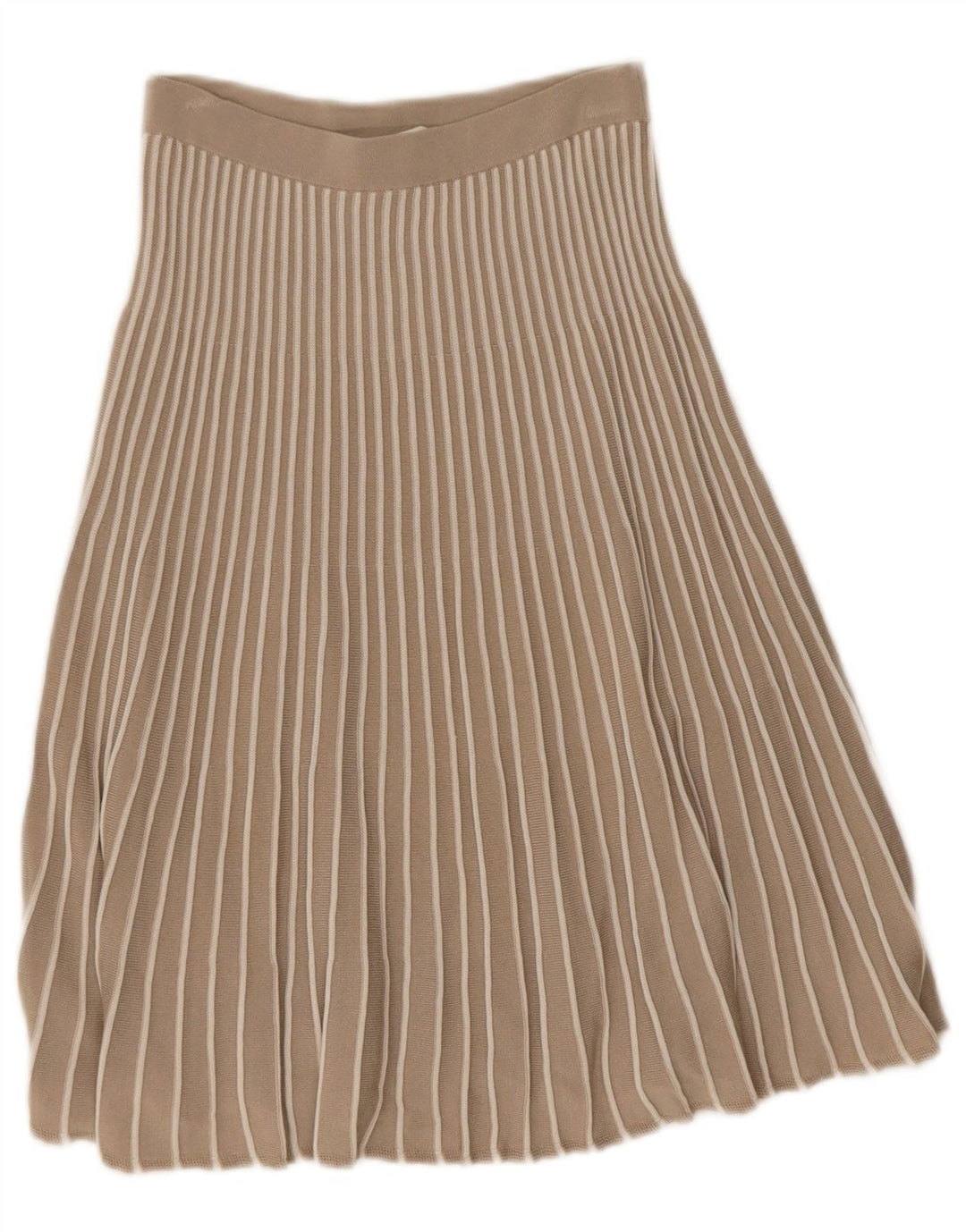 Hugo Boss Damen Strickrock W26 Small Beige gestreift