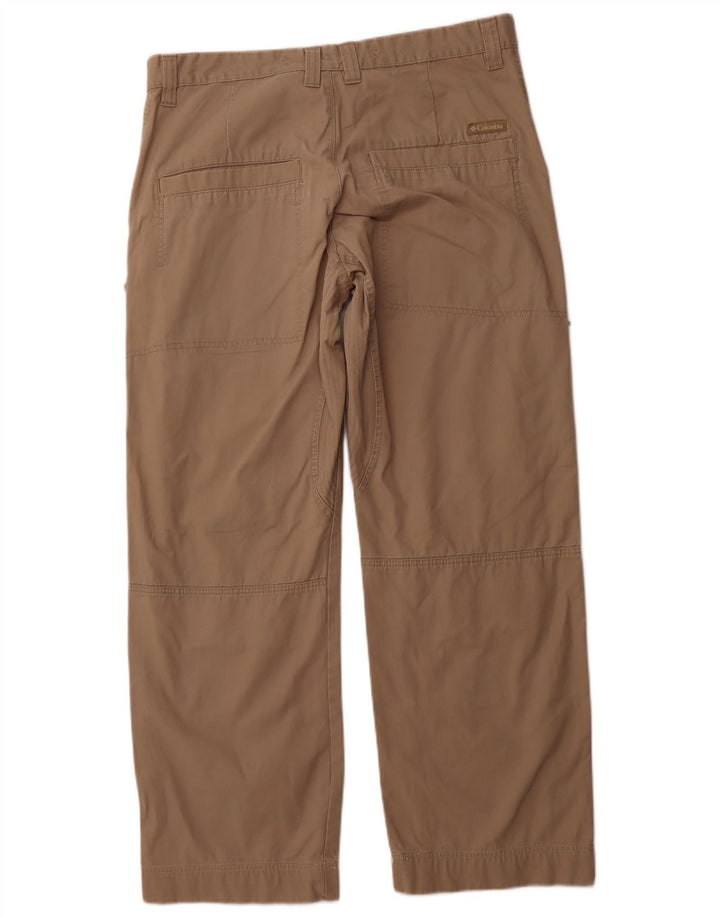 COLUMBIA Gerade Herren-Cargohose W36 L31 Beige Baumwolle