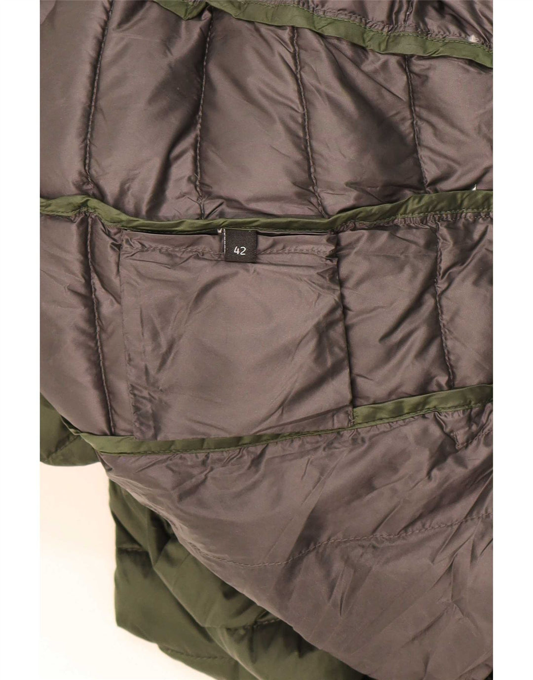 Colmar Damen Wattierte Jacke mit Kapuze IT 42 Mittelgrün