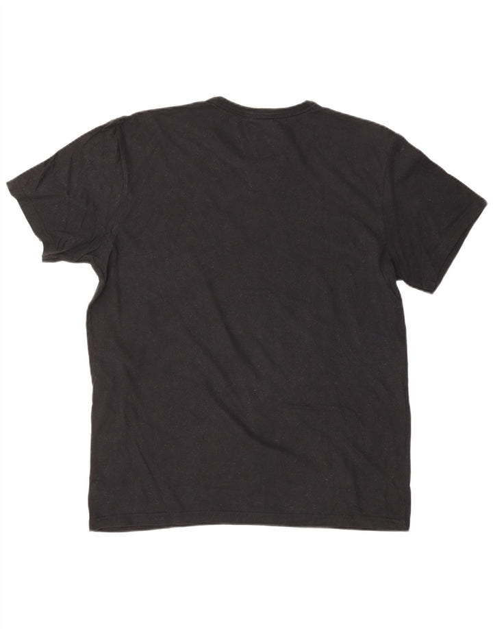 CALVIN KLEIN Herren Grafik T-Shirt Top Mittelschwarz Baumwolle