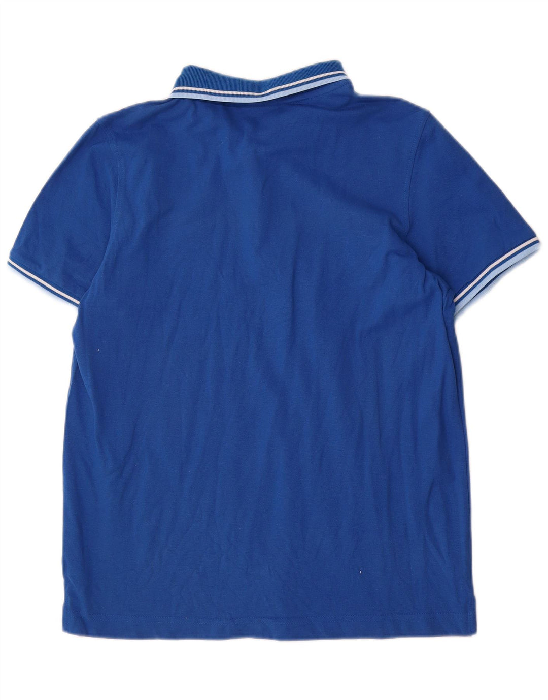 Lotto Herren-Poloshirt, groß, blau gestreift, Baumwolle