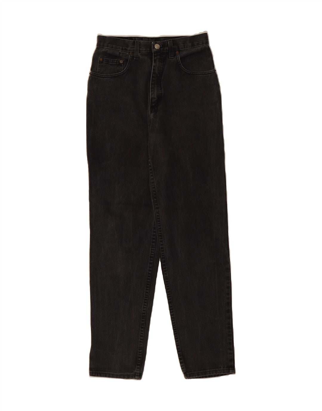 RIFLE Womens Straight Jeans W30 L30 Black Cotton Vintage Rifle and Second-Hand Rifle from Messina Hembry 