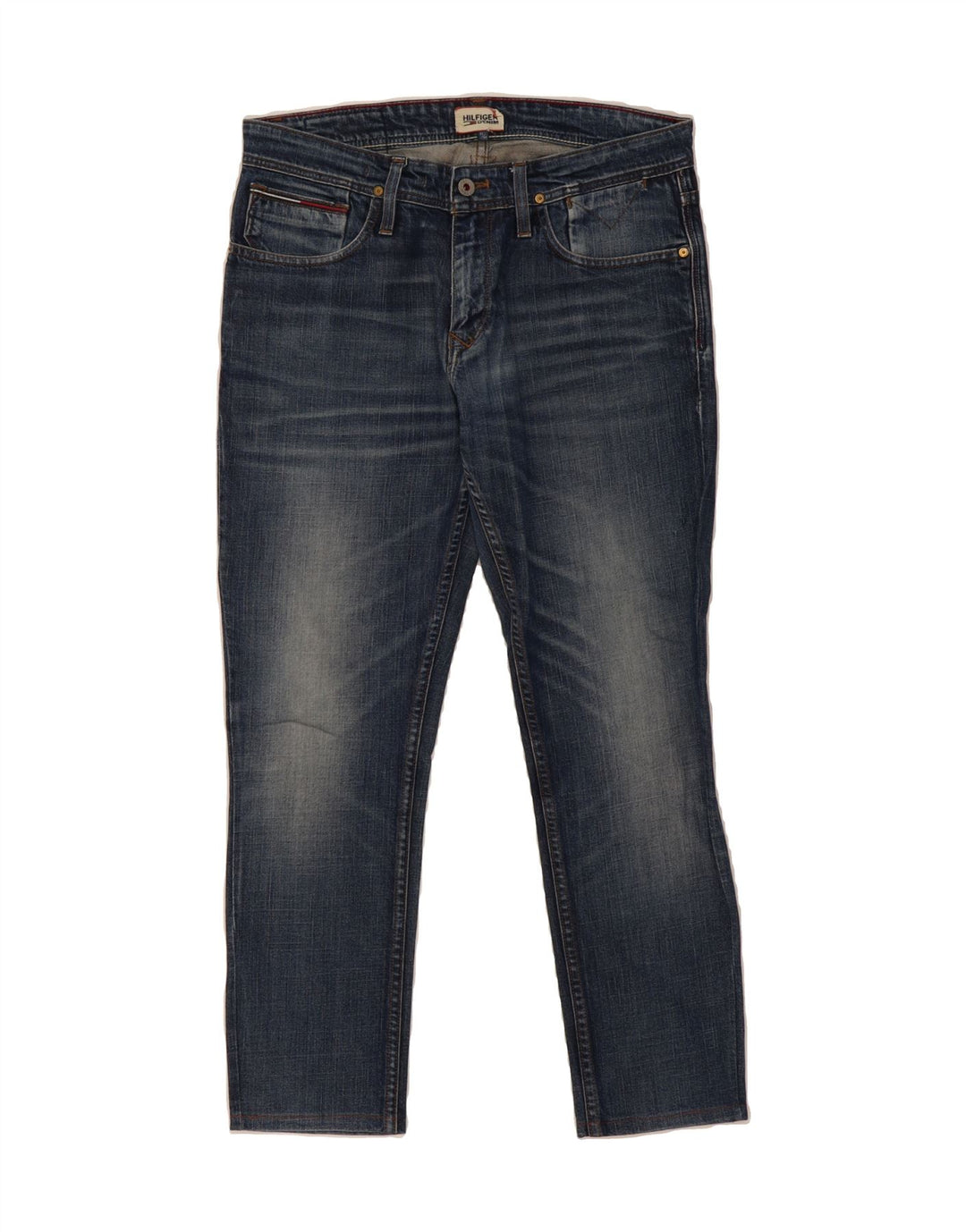 TOMMY HILFIGER Mens Slim Jeans W31 L26 Blue Vintage Tommy Hilfiger and Second-Hand Tommy Hilfiger from Messina Hembry 