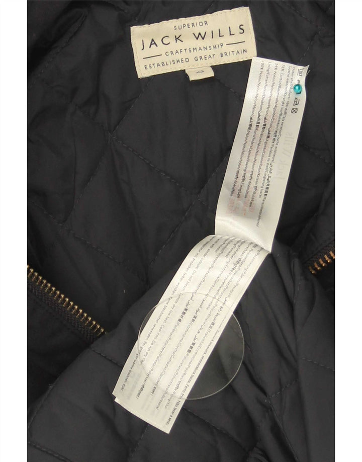Jack Wills Herren-Utility-Jacke UK 34 XS Marineblaue Baumwolle