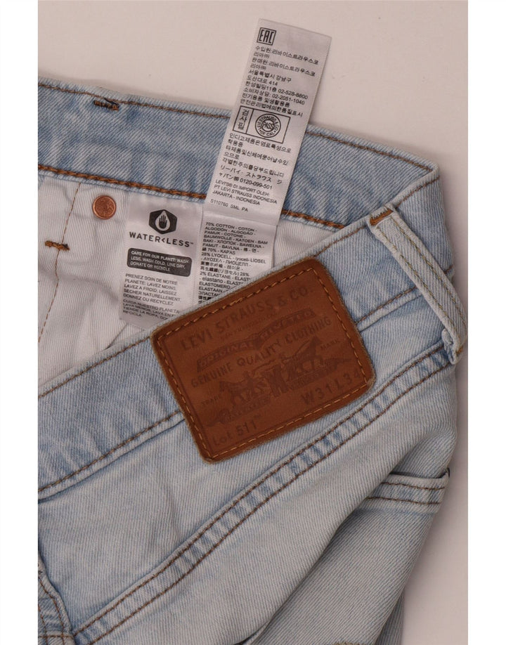 Levi's Herren 511 Slim Jeans W31 L34 Blaue Baumwolle
