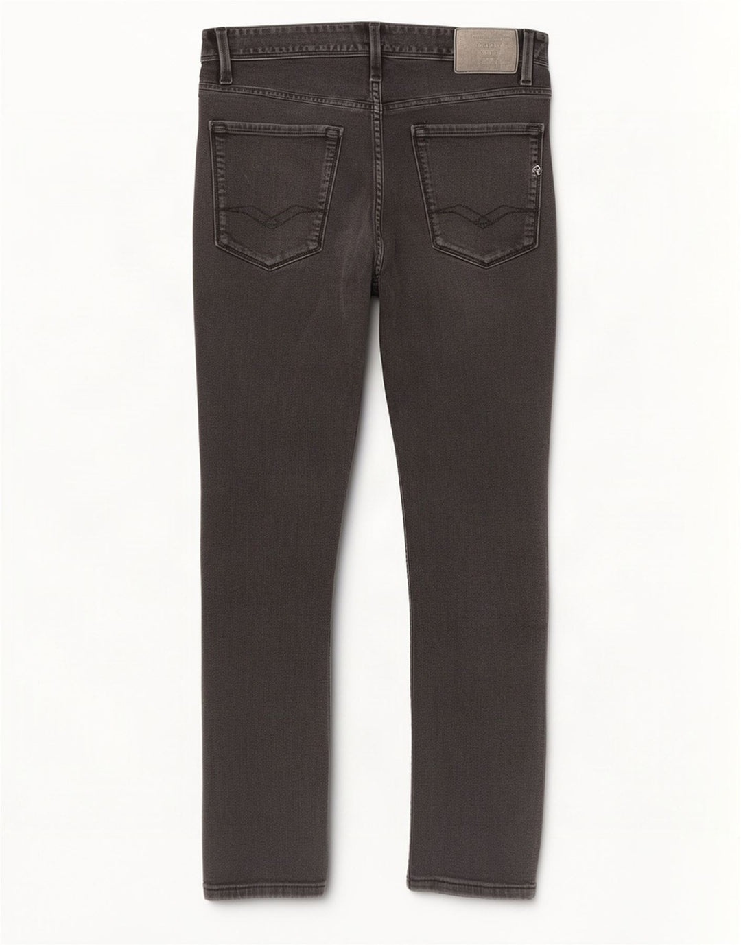 Replay Herren Slim Jeans W32 L27 Schwarze Baumwolle