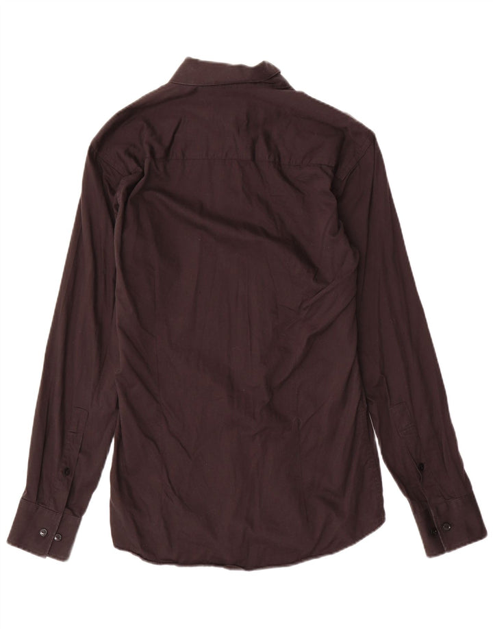 Calvin Klein Herrenhemd, Größe 38, kleine schwarze Baumwolle