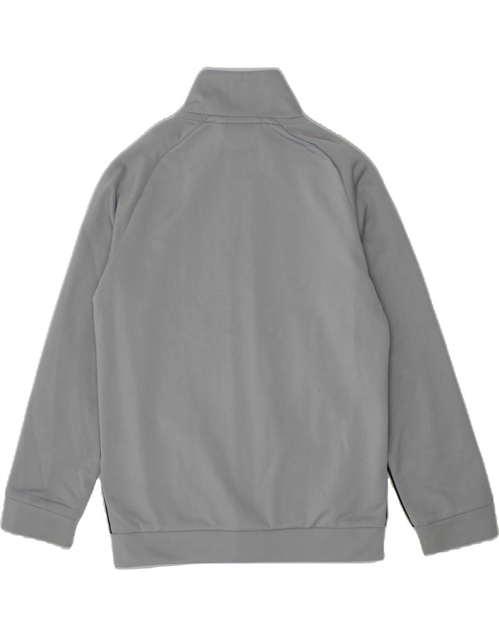PUMA Boys Graphic Tracksuit Top Jacket 5-6 Years Grey Colourblock Vintage Puma and Second-Hand Puma from Messina Hembry 