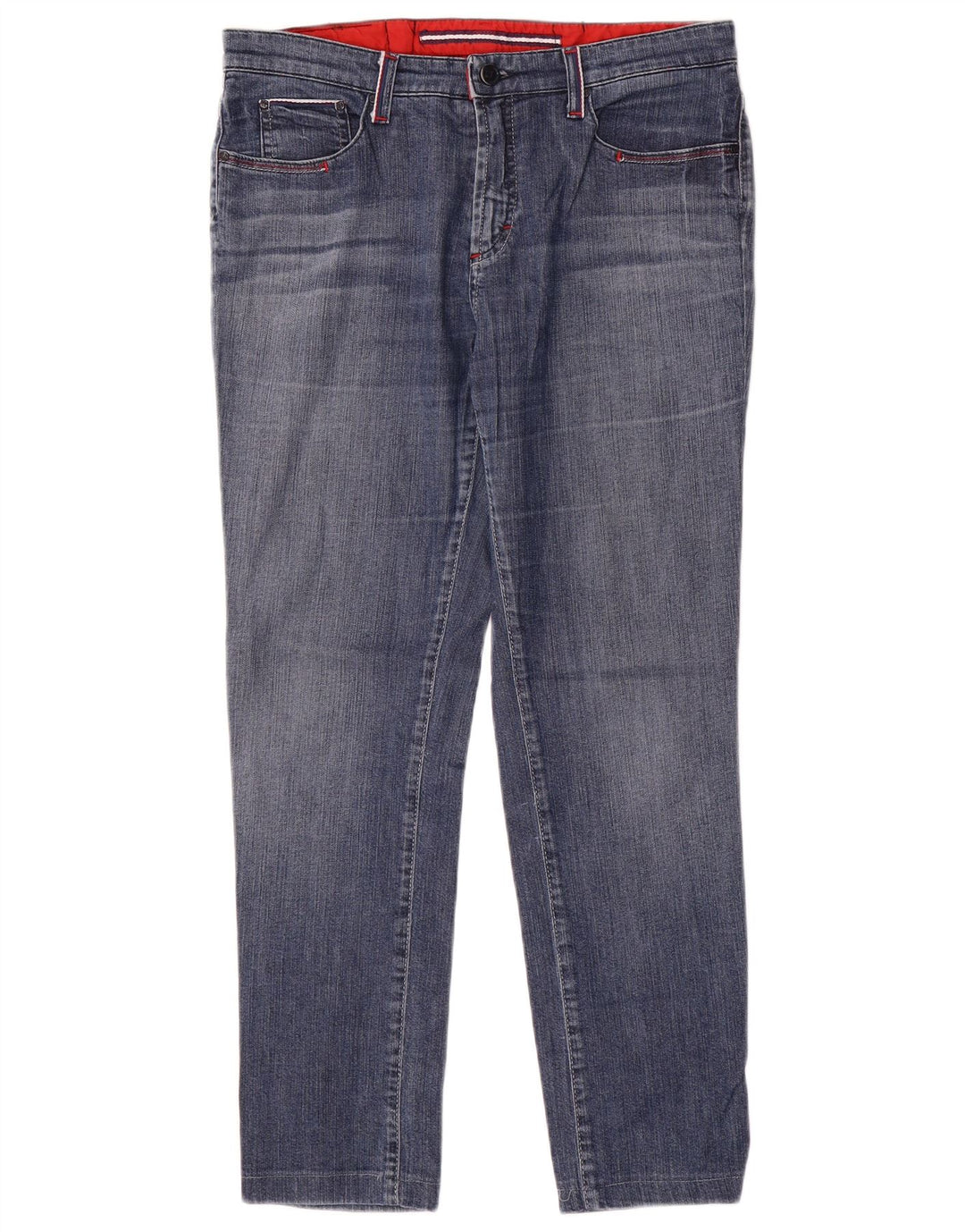 Trussardi Damen Slim Jeans W31 L27 Blau