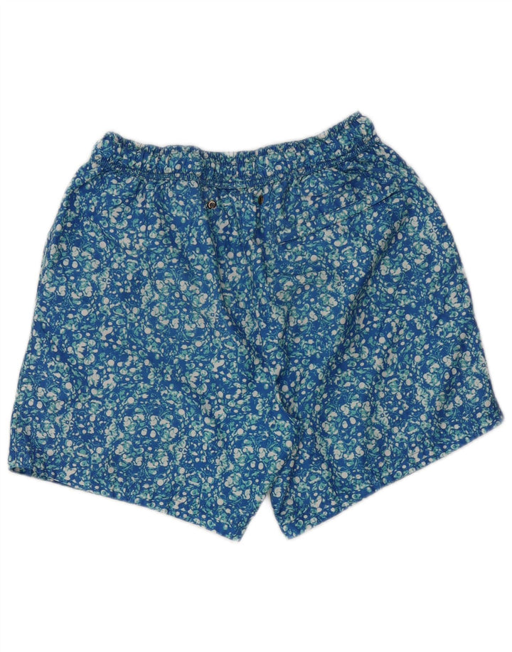 Jack Wills Herren-Badeshorts, XS, blaues Blumenmuster, Polyester