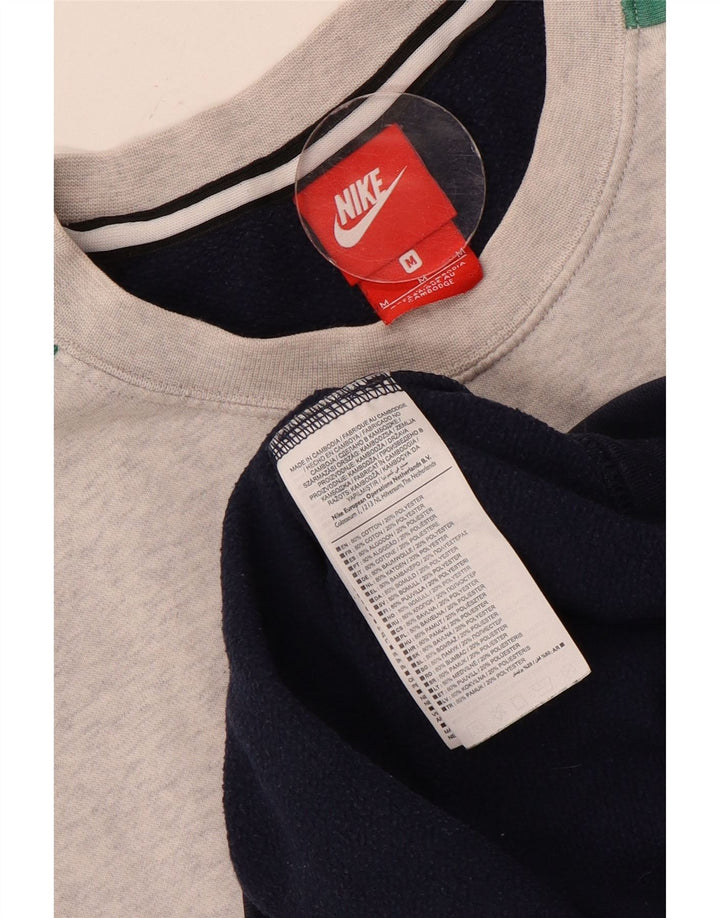 Nike Herren-Sweatshirt mit Grafik, mittelgroß, mehrfarbig, Colourblock-Baumwolle
