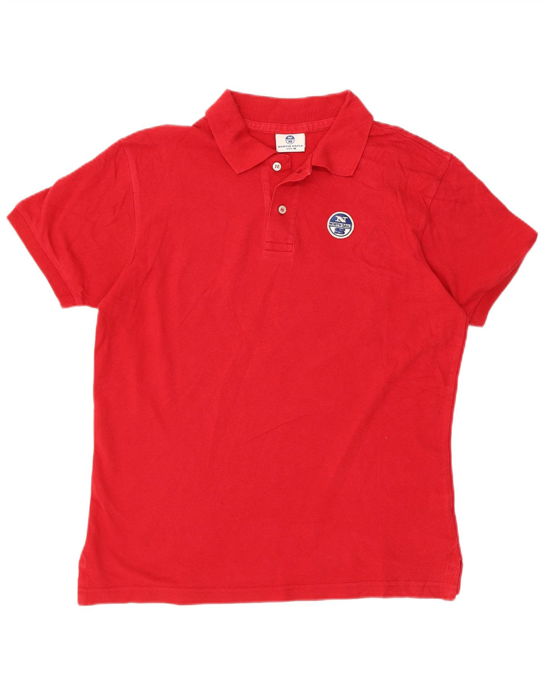 North Sails Herren-Poloshirt aus mittelroter Baumwolle