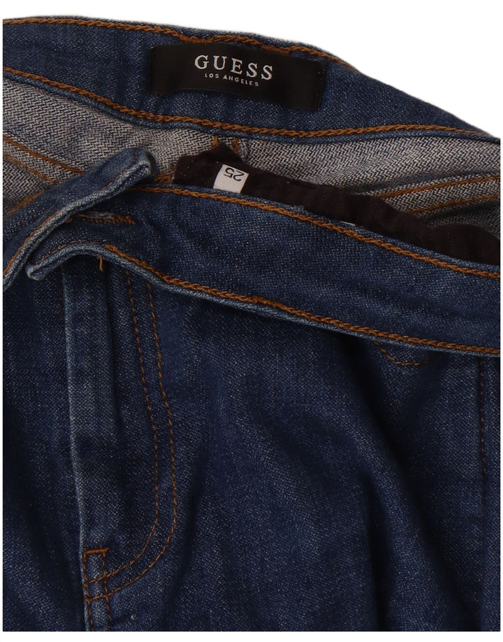 Guess Damen Bootcut Jeans W25 L32 Blau