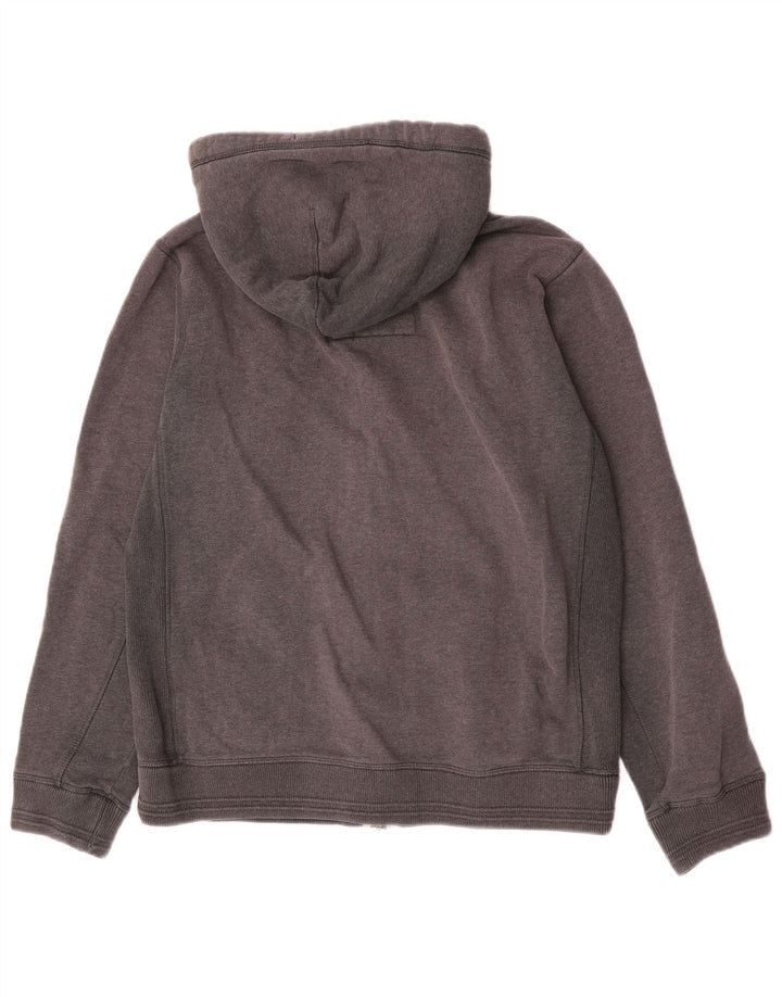 Fat Face Herren-Kapuzenpullover mit Reißverschluss, groß, aus grauer Baumwolle