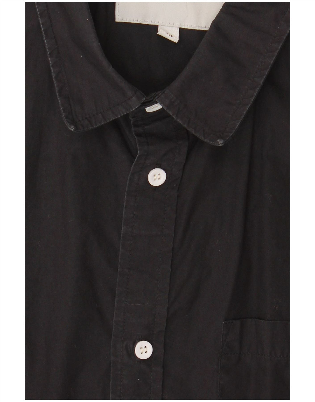 Carhartt Herren Kurzarmhemd Mittelschwarze Baumwolle