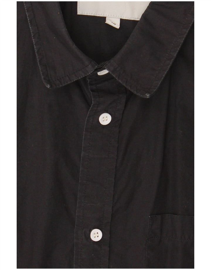 Carhartt Herren Kurzarmhemd Mittelschwarze Baumwolle