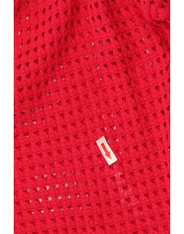 French Connection Damen-Strickjacke in Übergröße, Gr. 14, Mittelrot